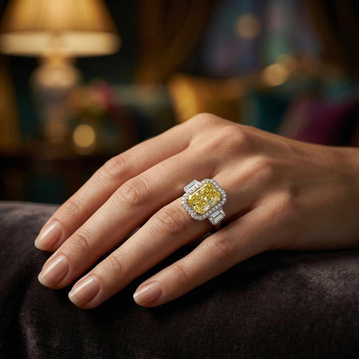 Ring Simple 3 Intense Yellow