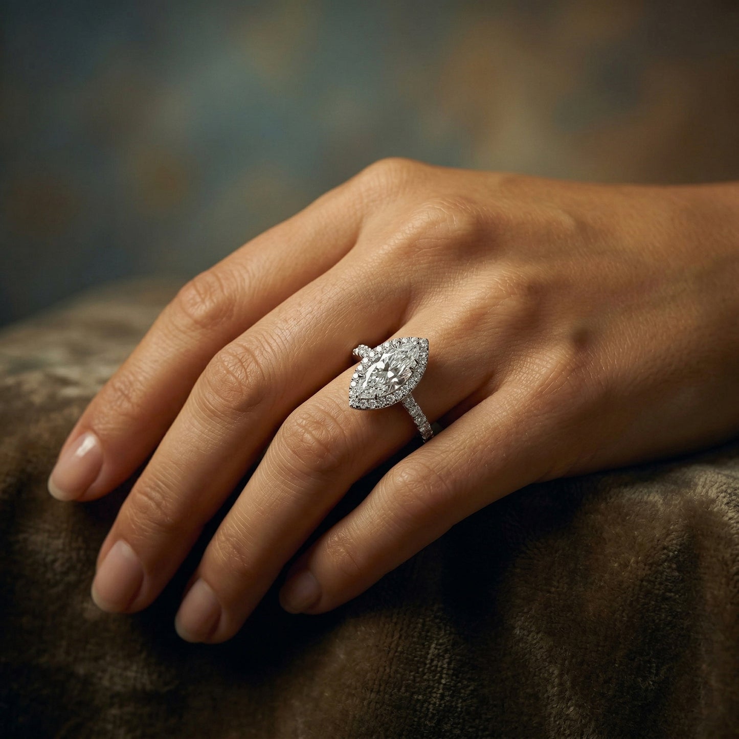 Ring Slide Marquise