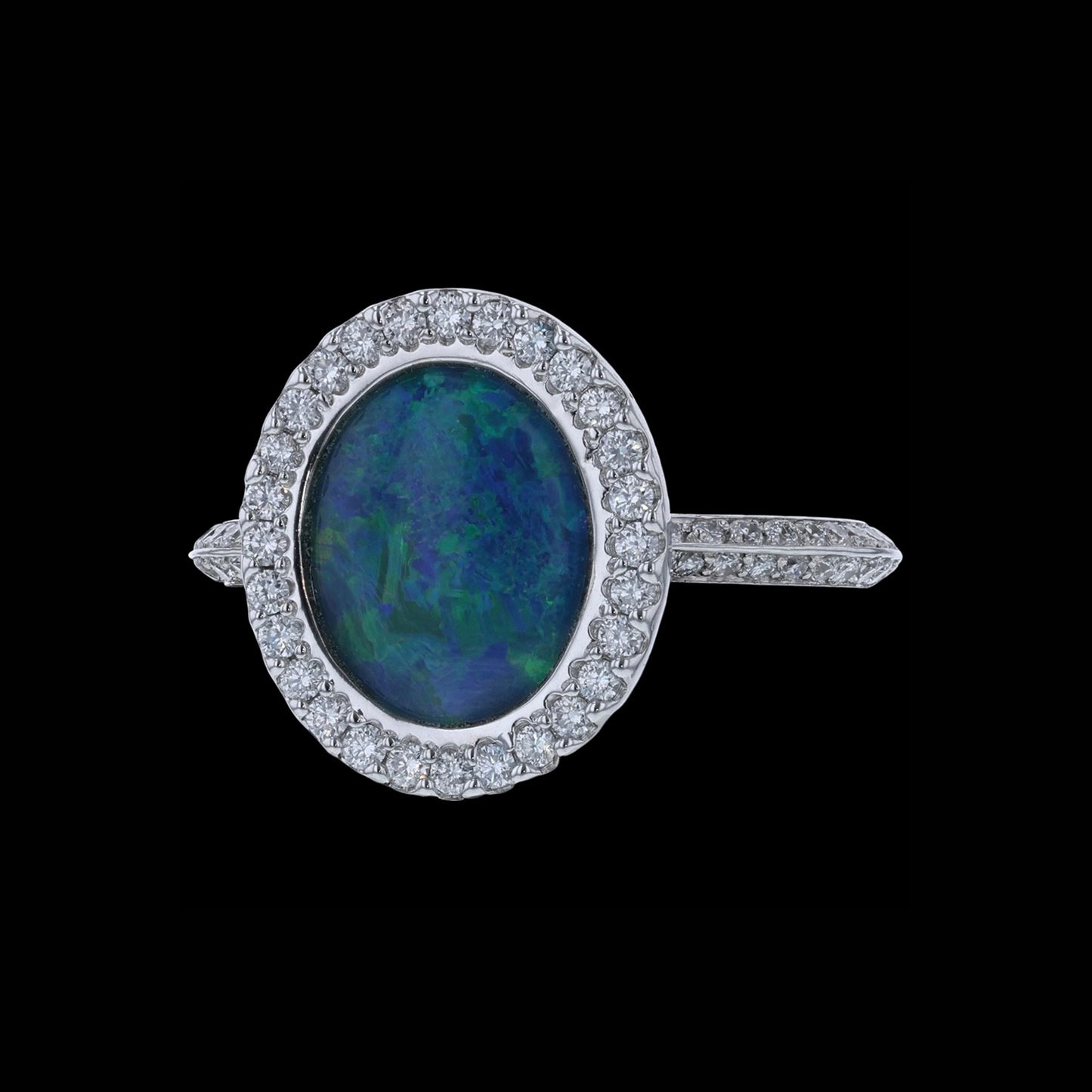 Ring Slide Opal Diamond