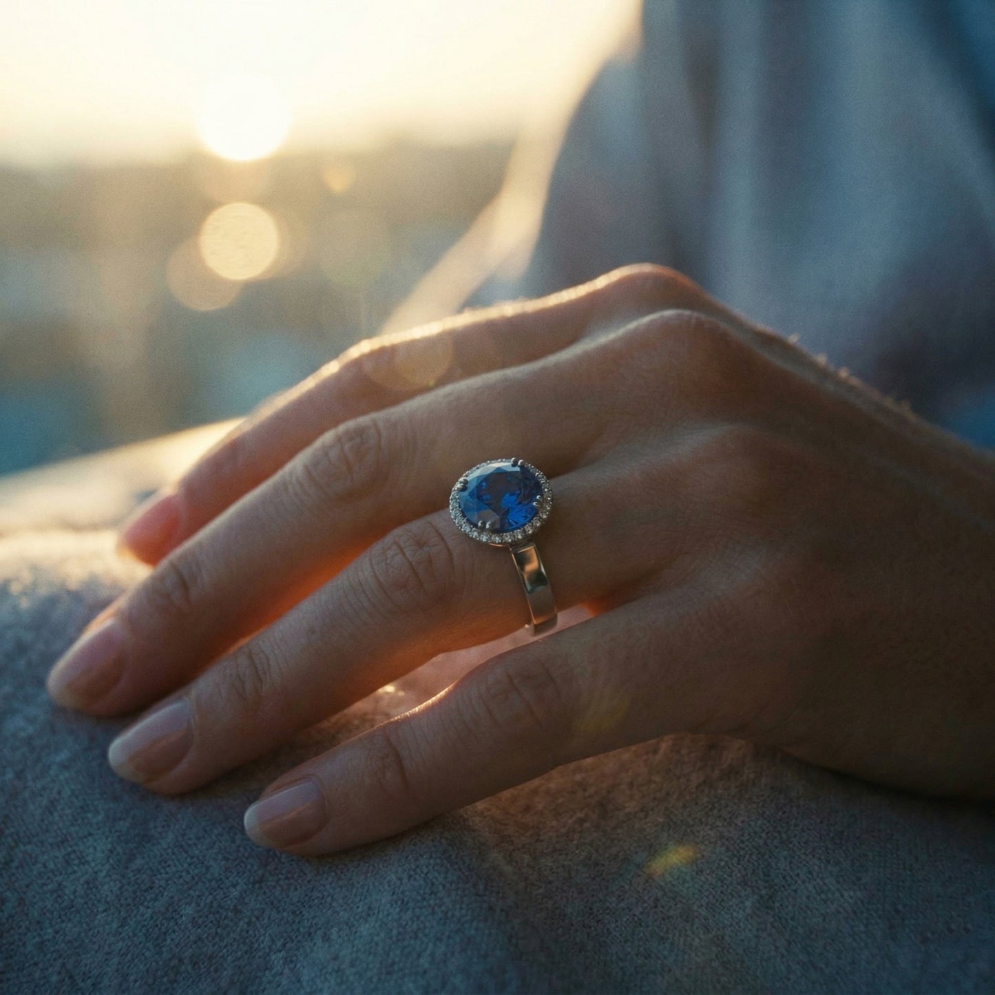 Ring Slide Sapphire