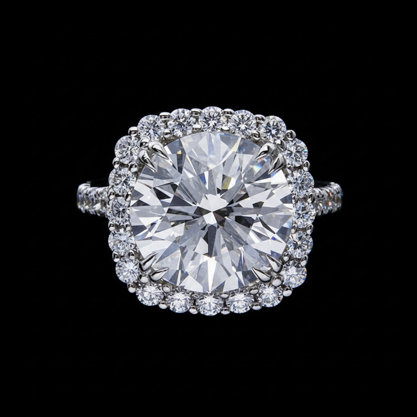 Ring Slide Brilliant Cushion Frames