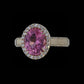 Ring Cloud Pink Tourmaline