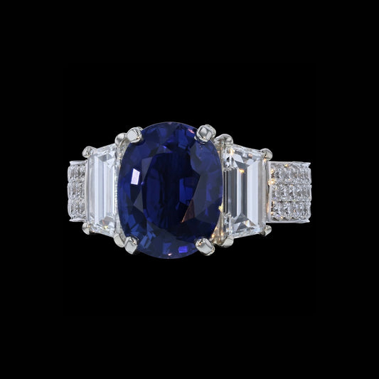 Ring Simple 3 Sapphire