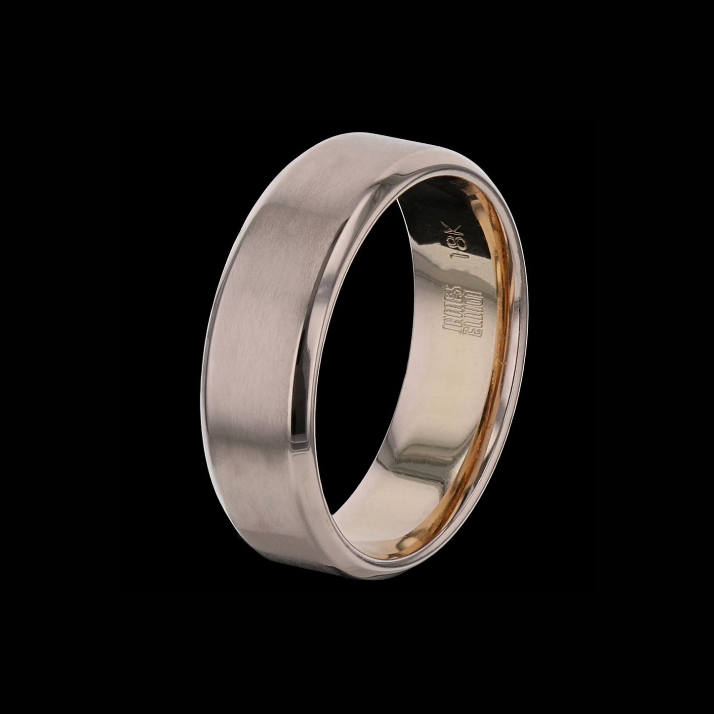 Band Bevel Rose Gold