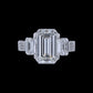 Ring Simple 3 Emeralds