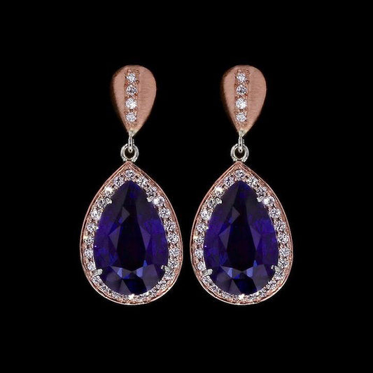 Ear Sapphire Rose