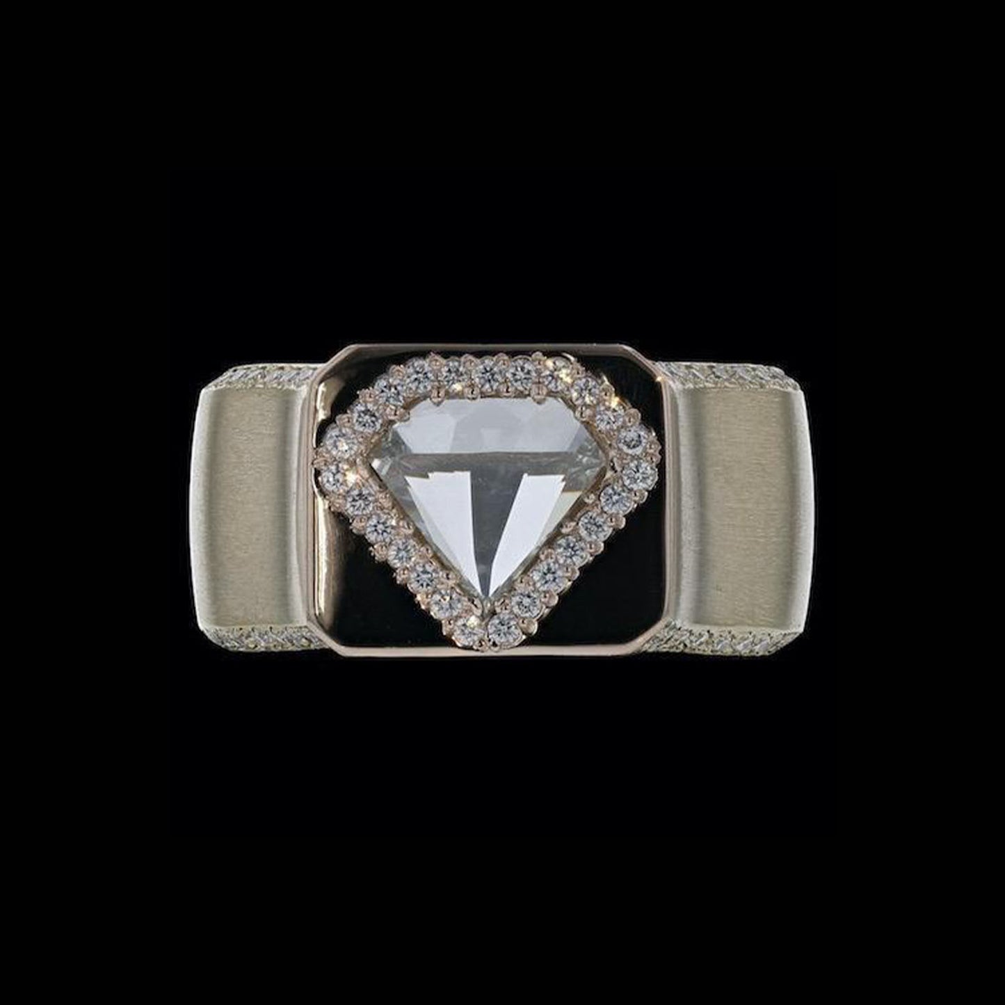Ring Solid Diamond Shape .81